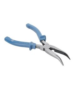 Щипцы удлиненные изогнутые 180 мм INTERTOOL HT-0125, фото  | SNABZHENIE.com.ua