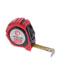 Рулетка INTERTOOL MT-0503 3м*16мм с фиксатором и магнитом, фото  | SNABZHENIE.com.ua