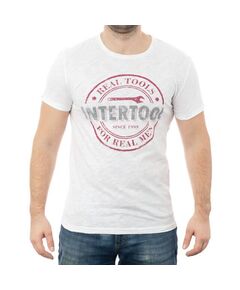 Світло-сіра меланжева футболка XXL 100% бавовна INTERTOOL SP-2215, фото  | SNABZHENIE.com.ua