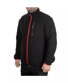 Куртка флисовая, ткань полиэстр,плотность 280 G, с карманом на груди и двумя боковыми, размер S INTERTOOL SP-3101, фото  | SNABZHENIE.com.ua