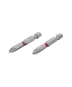 Комплект отверточных насадок PH2 1/4 50мм, S2, 2шт., фото  | SNABZHENIE.com.ua