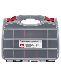 Органайзер пластиковий 2 в 1 INTERTOOL BX-4004, 320x260x80 мм, фото  | SNABZHENIE.com.ua