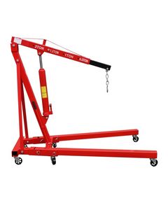 Гидравлический подкатной кран-съемник двигателя 2 т INTERTOOL GT0808, фото  | SNABZHENIE.com.ua