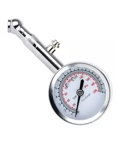 Измеритель давления в шинах стрелочный, металлический корпус, клапан сброса давления AT-1004, фото  | SNABZHENIE.com.ua