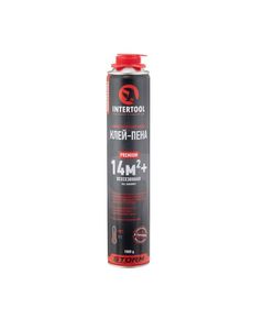 Клей-пена монтажна INTERTOOL FS-2000, 750 мл, 14 м², професійна, фото  | SNABZHENIE.com.ua
