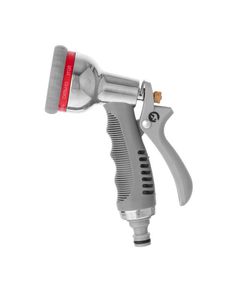 Пистолет-распылитель INTERTOOL GE-0004 хромированный, 8 функций, фото  | SNABZHENIE.com.ua