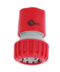 Коннектор 1/2 з аквастопом для шланга 3/4 INTERTOOL GE-1020, фото  | SNABZHENIE.com.ua