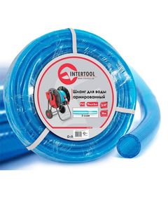 Шланг водяний 3/4, 10 м, 3-шаровий, армований, PVC INTERTOOL GE-4071, фото  | SNABZHENIE.com.ua