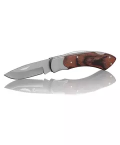 Нож складной 181 мм, ручка с деревянными вставками INTERTOOL HT-0594, фото  | SNABZHENIE.com.ua