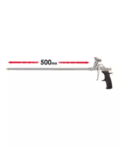 Пистолет для пены с длинным носиком 500 мм + 4 насадки INTERTOOL PT-0650, фото  | SNABZHENIE.com.ua