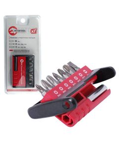 Набор насадок для отвертки INTERTOOL VT-0107, 7 шт., фото  | SNABZHENIE.com.ua