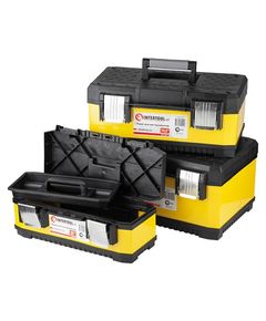 Комплект инструментальных ящиков INTERTOOL BX-2003, 3 шт, с замками, фото  | SNABZHENIE.com.ua