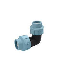 Коліно ПЕ STR 50x50 мм для водопостачання та каналізації, фото  | SNABZHENIE.com.ua