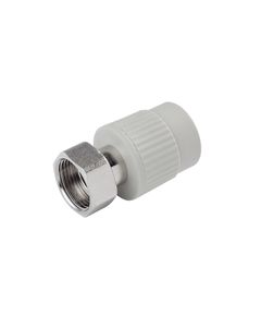 Муфта с накидной гайкой PPR GrandiTherm 20x1/2, фото  | SNABZHENIE.com.ua