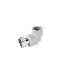 Коліно PPR GrandiTherm 25х3/4 з накидною гайкою для трубопроводів, фото  | SNABZHENIE.com.ua