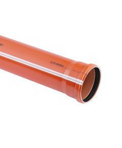 Труба для наружной канализации Rozma SN2 160x2000 мм, 3,6 мм, фото  | SNABZHENIE.com.ua