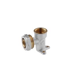 Колено настенное металлопластиковое STA 20x1/2 РВ никель, фото  | SNABZHENIE.com.ua