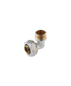 Колено металлопластиковое STA 20x1/2 РН никелированное, фото  | SNABZHENIE.com.ua
