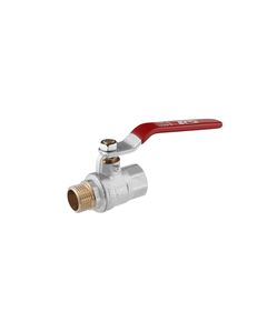 Кран шаровий STA Premium 1/2 ВН PN40 з нікельованою ручкою, фото  | SNABZHENIE.com.ua