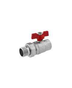 Кран-американка STA Premium 3/4 ВН PN40, никелированный, бабочка, фото  | SNABZHENIE.com.ua