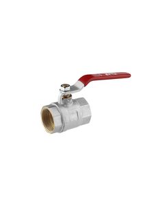 Кран шаровий STA Premium 1 1/4 ВВ PN40, нікельований, з ручкою, фото  | SNABZHENIE.com.ua