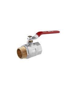 Кран шаровий STA Premium 1 1/4 ВН PN40 з нікельованою ручкою, фото  | SNABZHENIE.com.ua