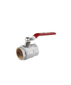 Кран шаровой STA Premium 1 1/2 ВВ PN40, никелированный, с ручкой, фото  | SNABZHENIE.com.ua