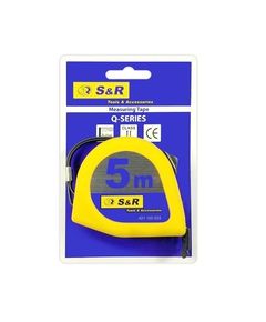 Рулетка S&R 5м серії Q, фото  | SNABZHENIE.com.ua