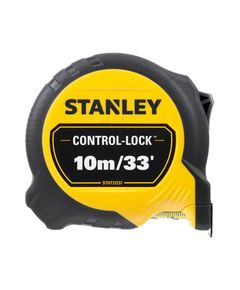 Рулетка CONTROL-LOCK 10 м x 25 мм, прорезиненный корпус, STANLEY, фото  | SNABZHENIE.com.ua