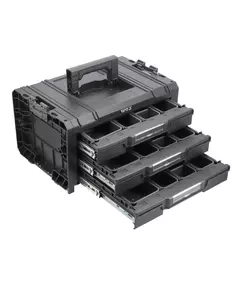 Ящик модульний Т3 системи S12 пластиковий YATO з 3 комірковими шуфлядами, 450x320x240 мм [1], фото  | SNABZHENIE.com.ua