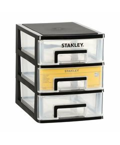 Ящик STANLEY ESSENTIAL L с 3 секциями, пластик, 34x25x32 см, фото  | SNABZHENIE.com.ua