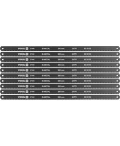 Полотно для ножовки по металлу BI-мет VOREL М2 CrV6150, 300х12,6х0,65 мм, 24 зуба/упаковка 10 шт., фото  | SNABZHENIE.com.ua