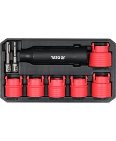 Насадки YATO 1/2 та SDS+ для очищення гвинтів і шпильок, 9 шт., фото  | SNABZHENIE.com.ua