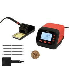 Паяльная станция YATO 110-230V, 75Вт, 90-480°C, жало T12, LCD, фото  | SNABZHENIE.com.ua