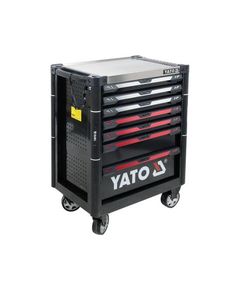 Шафа-візок YATO з 7 ящиками, 977x725x480 мм, 4 колеса, 2 ключі, фото  | SNABZHENIE.com.ua
