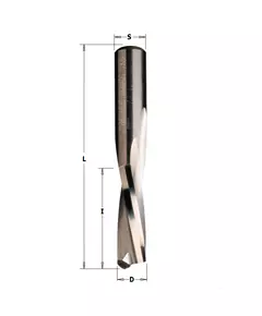 Фреза из твердого сплава спиральная нижний рез 3 x 12 x 50 мм, хвостовик 3 мм CMT (192.030.11), фото  | SNABZHENIE.com.ua