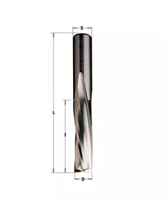 Фреза із твердого сплаву спіральна нижній різ 10 x 32 x 80 мм, хвостовик 10 мм CMT (194.100.11), фото  | SNABZHENIE.com.ua