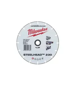 Алмазный диск STEELHEAD 230 для стали и нержавеющей стали MILWAUKEE, фото  | SNABZHENIE.com.ua