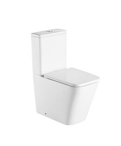 Унитаз напольный Qtap Tern Ultra Quiet безободковый Soft-Close белый, фото  | SNABZHENIE.com.ua