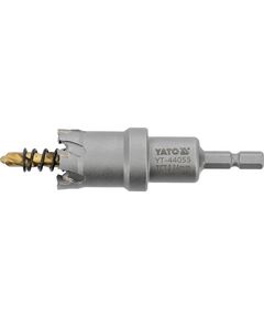 Сверло коронка TCT YATO 24x103 мм, толщина до 25 мм, 6-гранный хвост 1/4, фото  | SNABZHENIE.com.ua