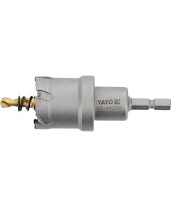 Сверло коронка по металлу TCT YATO 32x103 мм, 6-гранный хвостовик 1/4, фото  | SNABZHENIE.com.ua