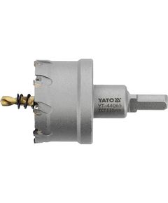 Сверло коронка по металлу TCT YATO 50x103 мм, 6-гран. хвост 3/8, фото  | SNABZHENIE.com.ua