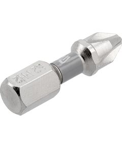 Насадка отверточная YATO PH2 25мм, 6-гран 1/4, никель, 2шт. YT-78001, фото  | SNABZHENIE.com.ua