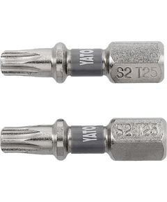Насадка YATO TORX T25 25 мм, 6-гран 1/4, никель, 2 шт. YT-78014, фото  | SNABZHENIE.com.ua