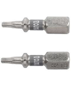Насадка торцевая YATO TORX T8 х 25мм, 6-гран, 2шт, никель, YT-78010, фото  | SNABZHENIE.com.ua