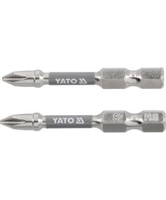 Насадка викруткова YATO PH1, 50мм, 6-гран, никель, 2шт, фото  | SNABZHENIE.com.ua