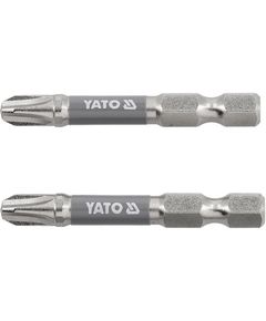 Насадка YATO PH3 50мм, 6-гран 1/4, никель, 2шт. YT-78022, фото  | SNABZHENIE.com.ua