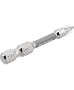 Насадка викруткова YATO PZ1 50мм, 6-гран 1/4, никель, 2шт., фото  | SNABZHENIE.com.ua
