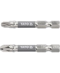 Насадка YATO PZ3 50мм, 6-грань 1/4, никель, 2шт. YT-78025, фото  | SNABZHENIE.com.ua