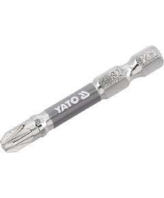 Насадка YATO PZ3 50мм, 6-грань 1/4, никель, 2шт. YT-78025, фото  | SNABZHENIE.com.ua